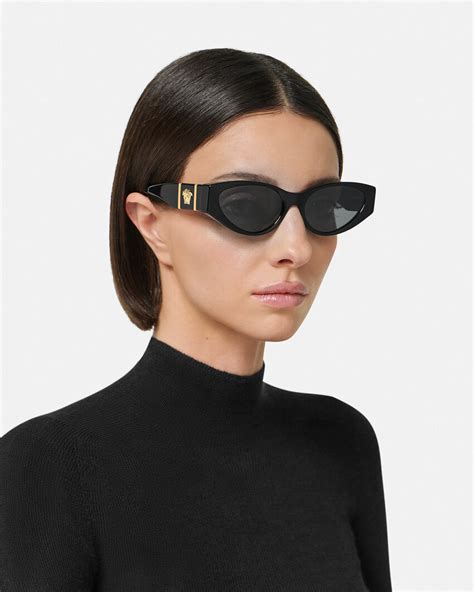 versace 57mm cat eye sunglasses|black versace sunglasses with rhinestones.